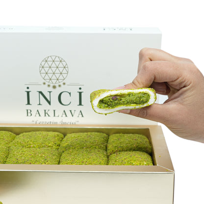 Double Pistachio Turkish Delight – Pistachio-Coated & Pistachio-Filled